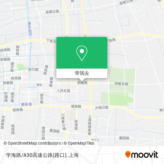 学海路/A30高速公路(路口)地图