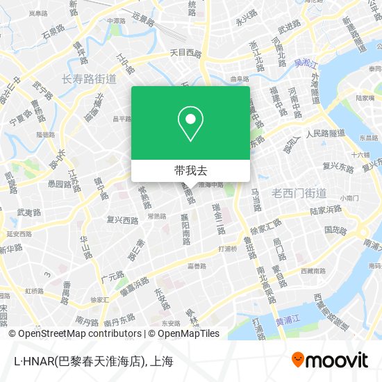 L·HNAR(巴黎春天淮海店)地图