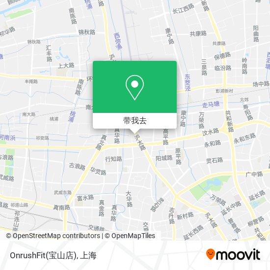 OnrushFit(宝山店)地图