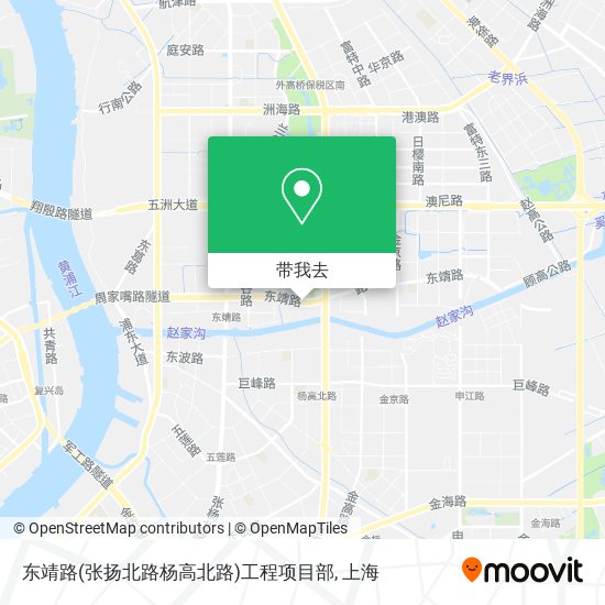 东靖路(张扬北路杨高北路)工程项目部地图