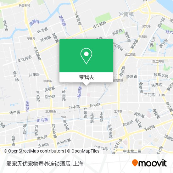 爱宠无优宠物寄养连锁酒店地图