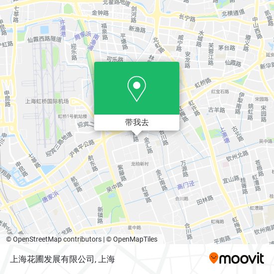 上海花圃发展有限公司地图