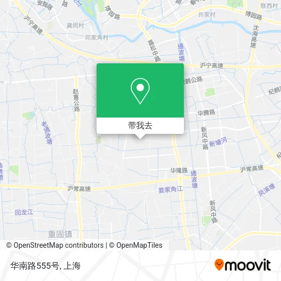 华南路555号地图