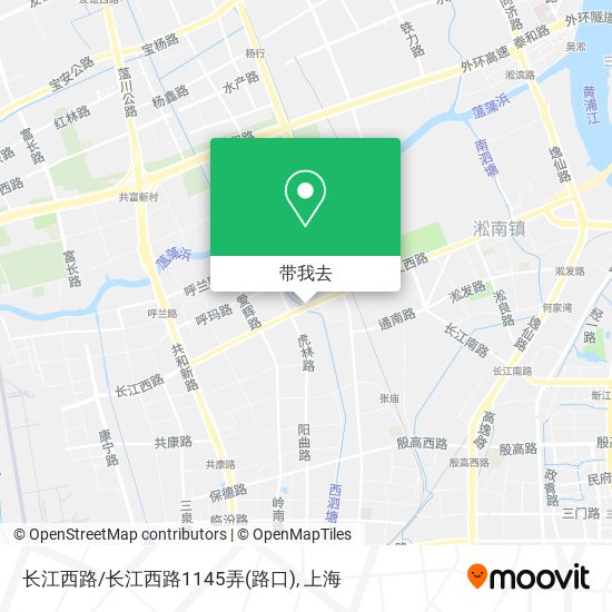 长江西路/长江西路1145弄(路口)地图