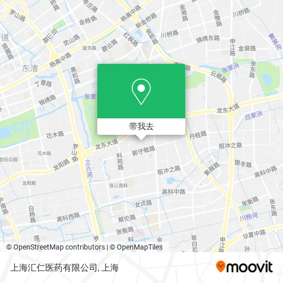 上海汇仁医药有限公司地图