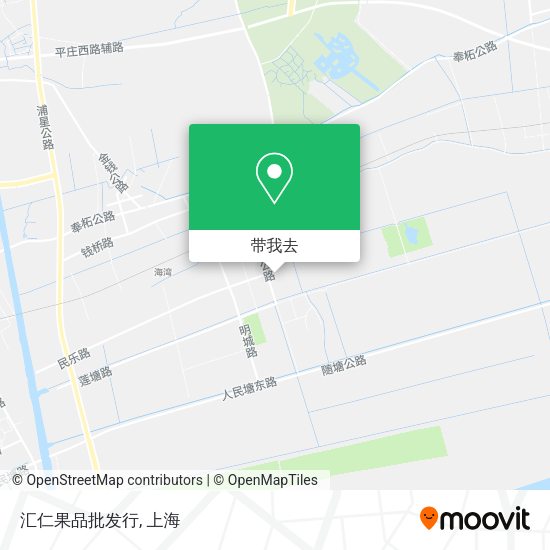 汇仁果品批发行地图
