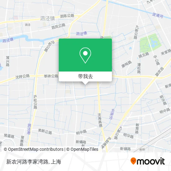 新农河路李家湾路地图