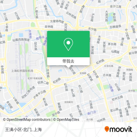王满小区-北门地图