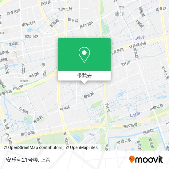 安乐宅21号楼地图