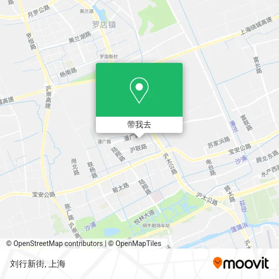 刘行新街地图