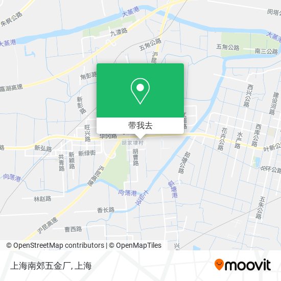 上海南郊五金厂地图