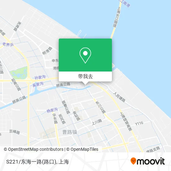 S221/东海一路(路口)地图