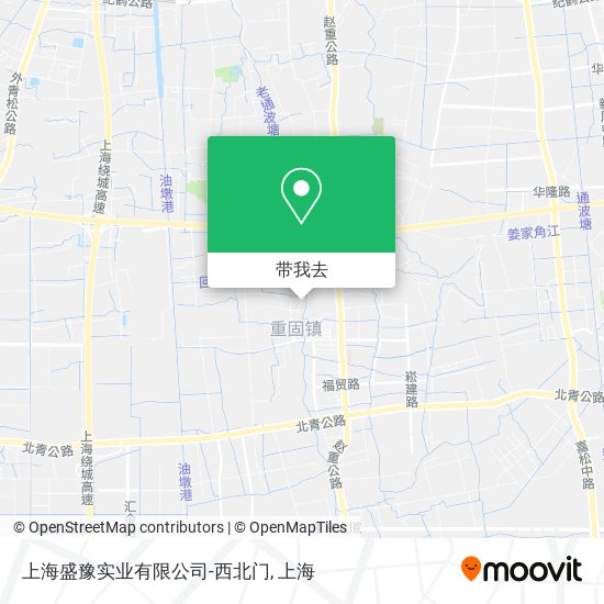 上海盛豫实业有限公司-西北门地图