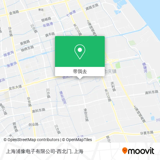 上海浦豫电子有限公司-西北门地图