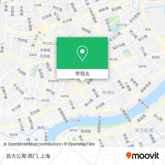昌大公寓-西门地图