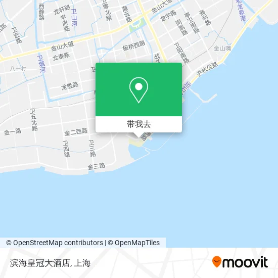 滨海皇冠大酒店地图