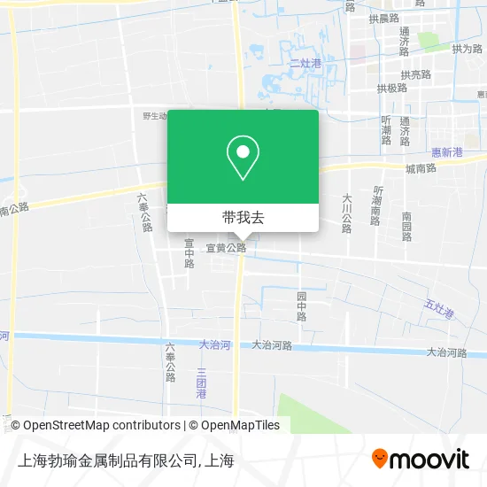 上海勃瑜金属制品有限公司地图