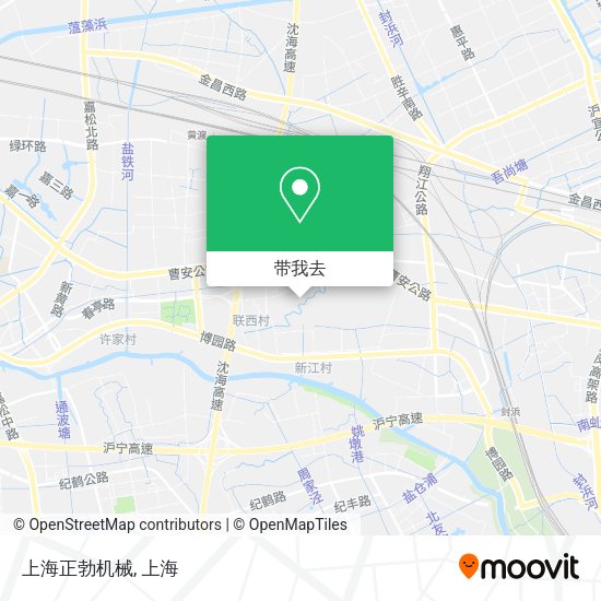 上海正勃机械地图