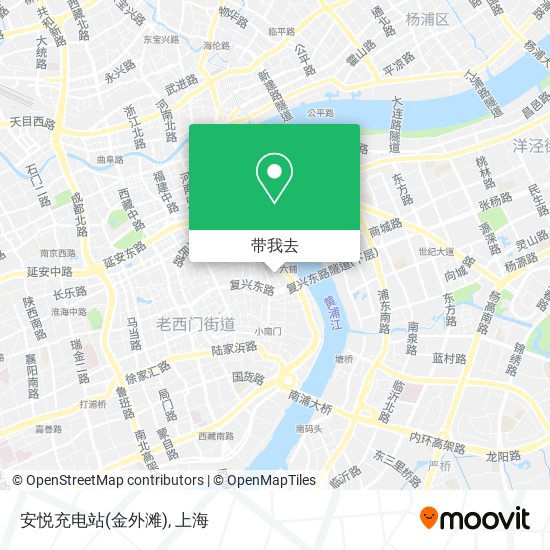 安悦充电站(金外滩)地图