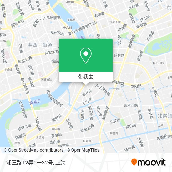 浦三路12弄1一32号地图