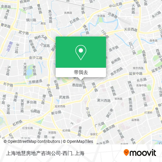 上海地慧房地产咨询公司-西门地图