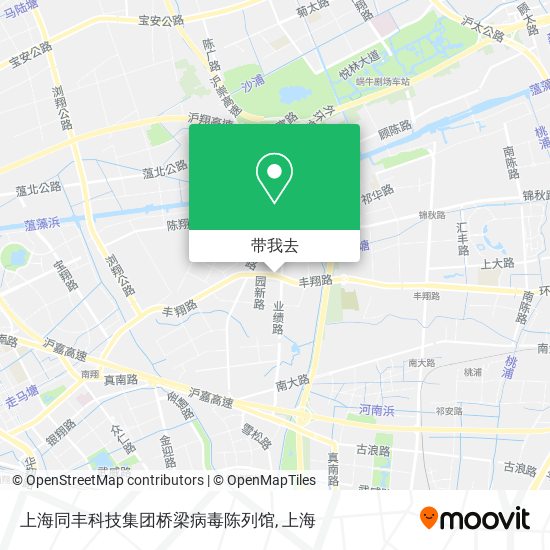 上海同丰科技集团桥梁病毒陈列馆地图