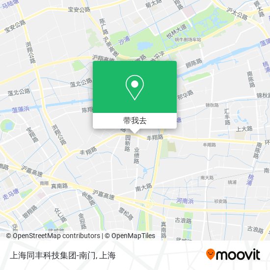 上海同丰科技集团-南门地图
