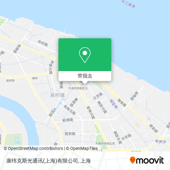 康纬克斯光通讯(上海)有限公司地图