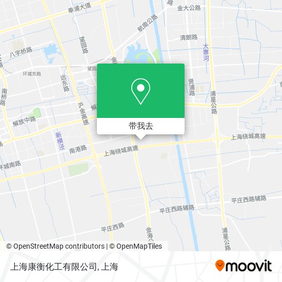 上海康衡化工有限公司地图