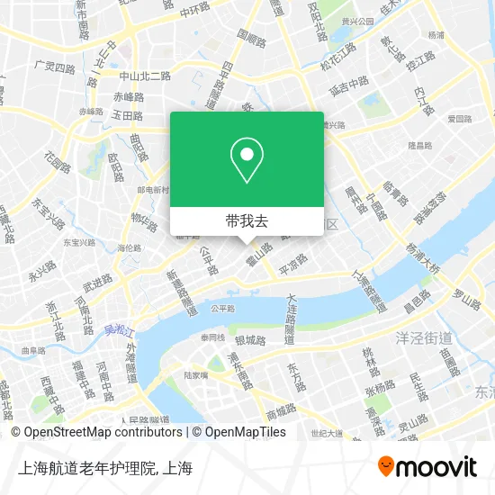 上海航道老年护理院地图