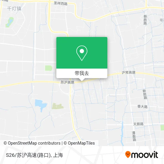 S26/苏沪高速(路口)地图
