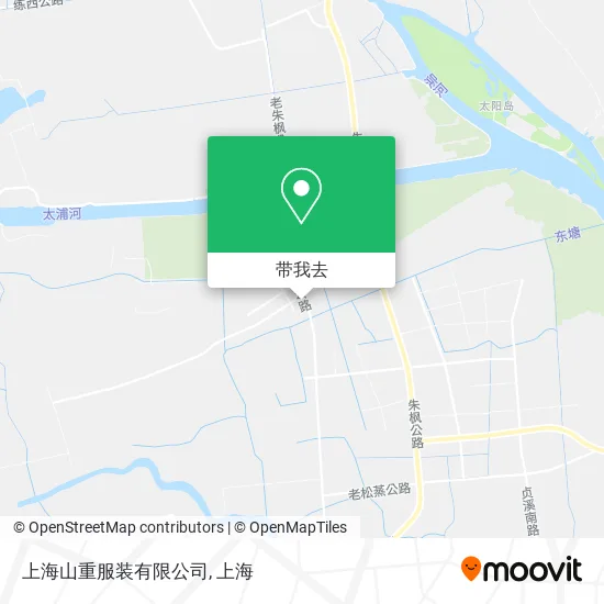 上海山重服装有限公司地图