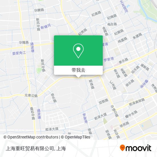 上海重旺贸易有限公司地图