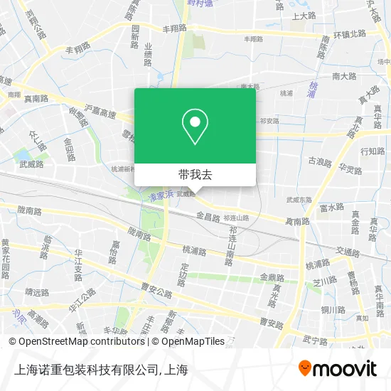 上海诺重包装科技有限公司地图