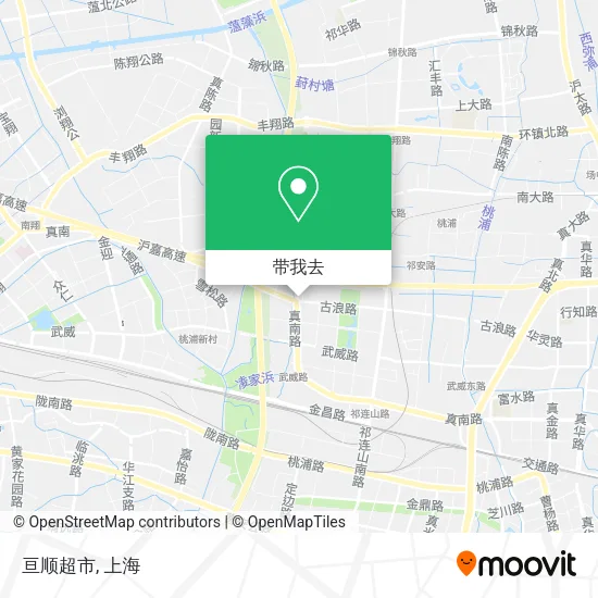 亘顺超市地图