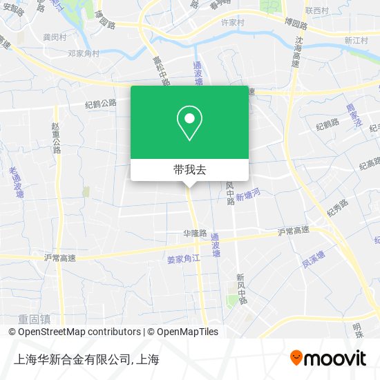 上海华新合金有限公司地图