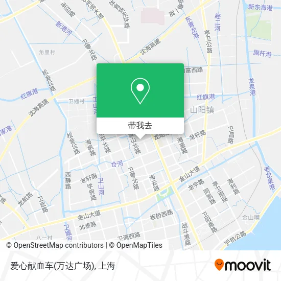 爱心献血车(万达广场)地图
