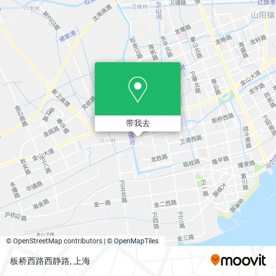 板桥西路西静路地图