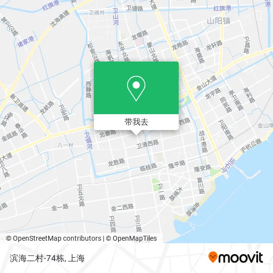 滨海二村-74栋地图