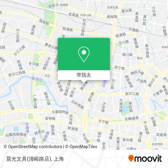 晨光文具(清峪路店)地图