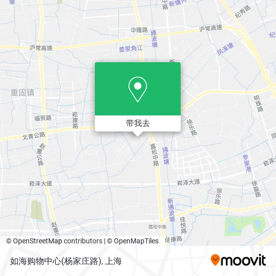 如海购物中心(杨家庄路)地图