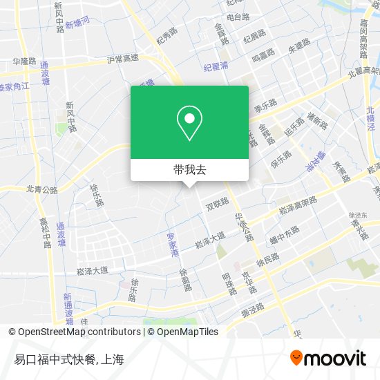 易口福中式快餐地图