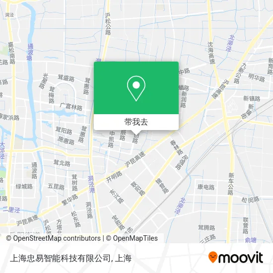 上海忠易智能科技有限公司地图