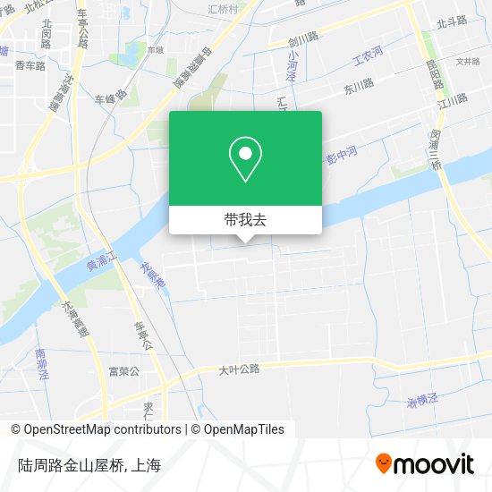陆周路金山屋桥地图