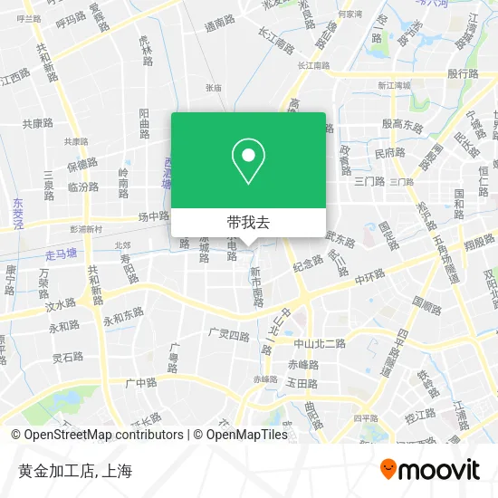 黄金加工店地图