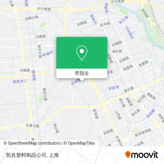 凯良塑料制品公司地图