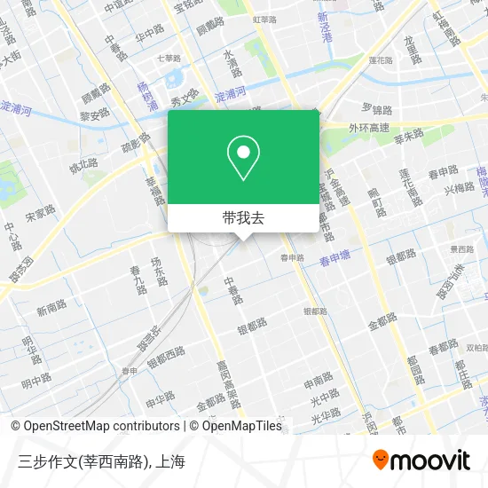 三步作文(莘西南路)地图