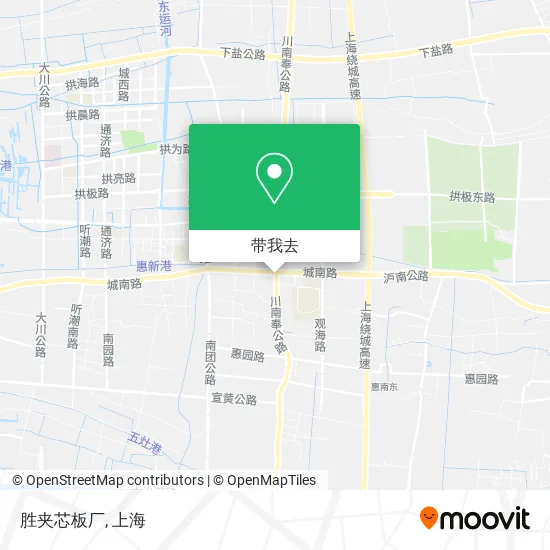 胜夹芯板厂地图