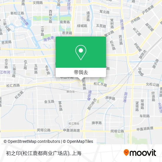 初之印(松江鹿都商业广场店)地图
