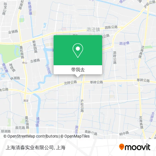 上海清淼实业有限公司地图